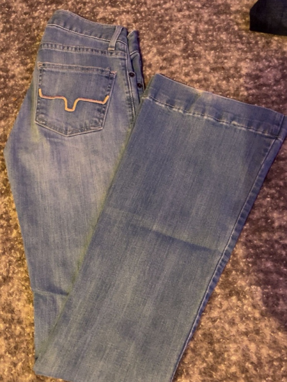 Kimes Ranch Lola Light Blue Wide-Leg Jeans